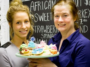 Serendipity Gluten-Free Bakery is owned by Kathryn Santha (left). She runs the bakery together with her mother Tara.