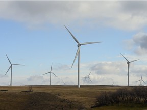 The Centennial Wind Power Facility near Swift Current.