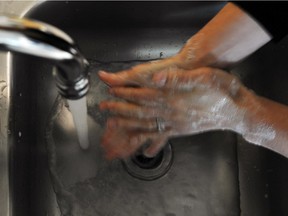 Hand washing key to stop spread of the norovirus at Deshaye Catholic School.
