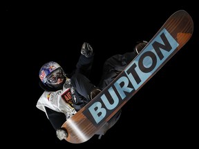 Regina's Mark McMorris, shown here competing in a snowboarding event in Beijing in December, finished second in the men's Big Air event at the Winter X Games on Friday in Aspen, Colo.