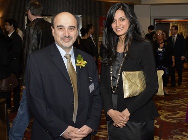 Dino Sophocleous and Niti Bhotoia at a Chinese New Year celebration, organized by the Regina branch of the Chinese Freemasons of Canada, held at the Casino Regina Show Lounge on Saturday Jan. 30, 2016.
