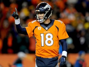 Denver Broncos quarterback Peyton Manning muted his critics on Sunday, according to columnist Rob Vanstone.