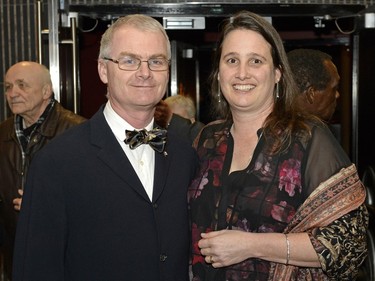 Doug Charko and Juliet Soper at a Chinese New Year celebration, organized by the Regina branch of the Chinese Freemasons of Canada, held at the Casino Regina Show Lounge on Saturday Jan. 30, 2016.