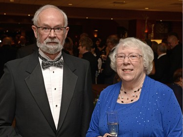 Ed Luther and Pat Styles at a New Year's Eve black tie gala event at the DoubleTree hotel in Regina on Thursday, December 31, 2015.