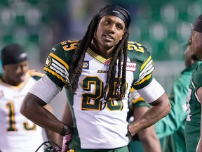 Robert Sands, whose signing was announced by the Saskatchewan Roughriders on Friday, is shown with the Edmonton Eskimos in 2014.