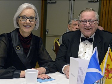 Fran and Addy Zerr at Robbie Burns Tartan Ceilidh held at St. Mary's Hall in Regina, Sask. on Saturday January 23, 2016.