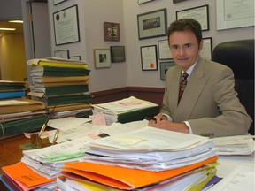 Regina lawyer Tony Merchant at his Regina law firm.