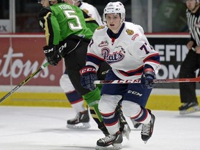 Regina Pats forward Adam Brooks.