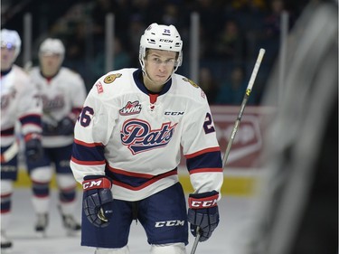 Regina Pats forward Cole Stanford at the Brandt Centre in Regina, Sask. on Saturday January 23, 2016.