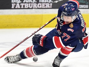 Adam Brooks made his debut as the Regina Pats' captain Friday against the Kootenay Ice in Cranbrook, B.C.