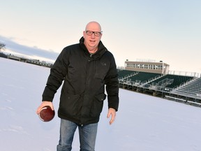 Len Antonini, executive director of Regina Minor Football, at Leibel Field in Douglas Park in Regina on Jan. 11, 2016.