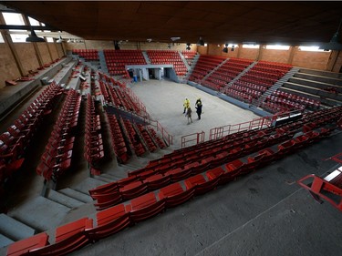 The Exhibition Auditorium at Evraz Place slated for demolition.