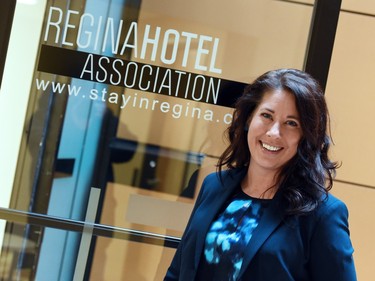 Tracy Fahlman, CEO of the Regina Hotel Association in Regina on Monday, January 18, 2016.