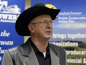 The Saskatchewan Stock Growers Association (SSGA) announced Monday the cattle producers group has received a $2.58 million grant from Environment and Climate Change Canada to lead a voluntary, producer-driven project to conserve habitat for species at risk on agricultural land in southwest Saskatchewan. Doug Gillespie, SSGA president, speaking at the announcement.