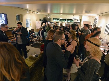 Attendees at the screening of the winners of the 62nd International Advertising Festival in Regina on Friday night.