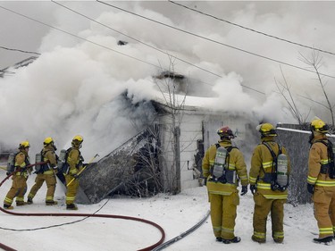 Regina Fire and Protective Services were called to a stubborn garage fire on the 1400 block Retallack Street Wednesday afternoon.