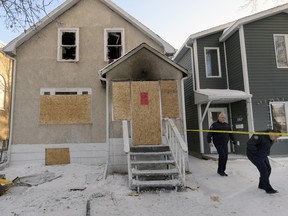 Police and fire investigators were at a home on the 1700 block Toronto Street on Jan. 21, 2016 that was the scene of two fires this week.