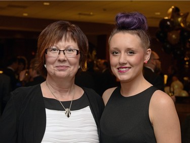 Rennie and Kayla Dorn at a New Year's Eve black tie gala event at the DoubleTree hotel in Regina on Thursday, December 31, 2015.