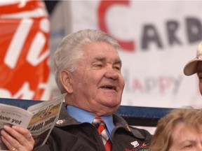 Sam Richardson at the 2006 Brier in Regina — an event at which he was the honorary chairman.