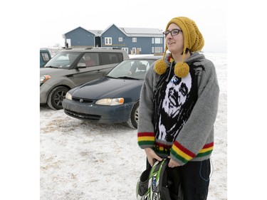 Tabitha Visa did her second Winter Rally X race held in a field south of Regina, Sask. on Sunday January 24, 2016. She recently got her driver's license.