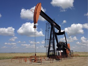 An oil well in Saskatchewan.