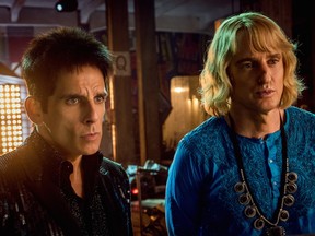 Ben Stiller plays Derek Zoolander and Owen Wilson plays Hansel in Zoolander 2 from Paramount Pictures.