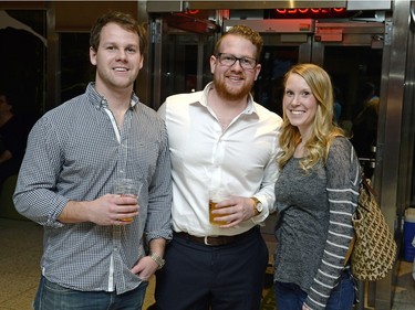 Billy and Robby Vancise with Elliot James at Artifact or Artifiction, a fundraiser held at the Royal Saskatchewan Museum in Regina on Saturday Feb. 6, 2016.