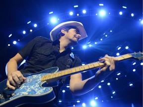 Brad Paisley performs at the Brandt Centre in Regina on Saturday night