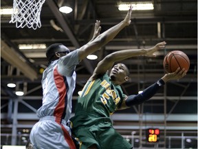 University of Regina Cougars guard Brandon Tull, shown here during a game Dec. 5, 2015, has been a central figure in the Cougars' rebuilding process.