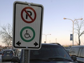 A Regina man is tired of people illegally parking in designated handicapped stalls.
