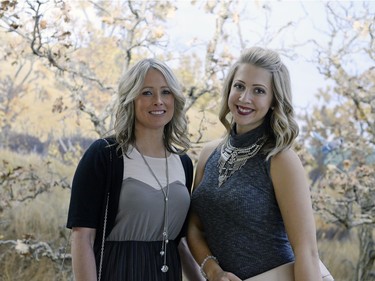 Jennifer Santbergen and Tiffany Lizee at Artifact or Artifiction, a fundraiser held at the Royal Saskatchewan Museum in Regina on Saturday Feb. 6, 2016.