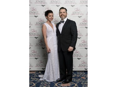 Lauren Baeta and Kelly Burns at the Bowties & Sweethearts gala held at the Hotel Saskatchewan in Regina on Saturday Feb. 6, 2016.