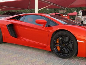 Lamborghinis are a common sight in Doha.