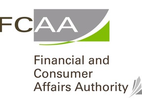 The Financial and Consumer Affairs Authority (FCAA).