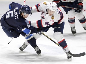 Regina Pats defenceman Connor Hobbs, shown here during a game Dec. 29, 2015, is slated to return to the Pats' lineup Friday after missing seven games.