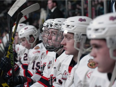 Robbie Holmes in action for the Regina Pats.