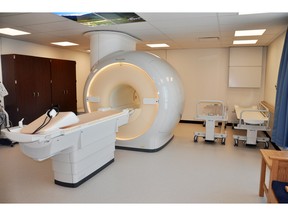 The new MRI scanner in Moose Jaw's Dr. F.H. Wigmore Regional Hospital was unveiled Thursday.