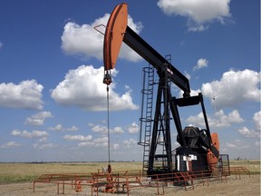 A pumpjack near Weyburn