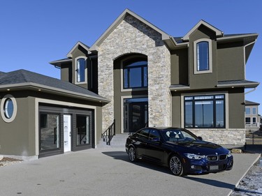A room in this year's $1.5 million grand prize showhome in The Creeks is part of the Hospitals of Regina Foundation lottery in Regina on Tuesday Feb. 23, 2016.