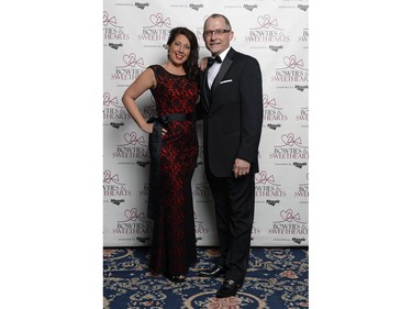Tracy Fahlman and Steve Enns at the Bowties & Sweethearts gala held at the Hotel Saskatchewan in Regina on Saturday Feb. 6, 2016.