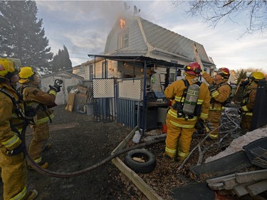 House fire in Regina on Sunday March 6, 2016.
