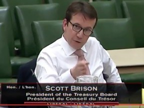 Federal Treasury Board President Scott Brison says he'll "look into" the use of federal infrastructure money used to upgrade roads around Regina's Global Transportation Hub.