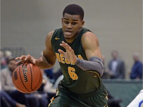 Regina Cougars guard Jonathan Tull (6) during a game against the Victoria Vikes at the University of Regina on Saturday Feb. 6, 2016. MICHAEL BELL