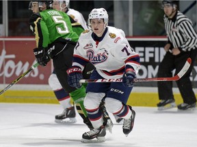 Centre Adam Brooks has been returned to the Regina Pats by the Toronto Maple Leafs.