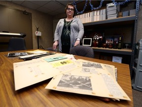 Dana Turgeon, the City of Regina's historical information and preservation supervisor, downstairs at City Hall on March 16, 2016.