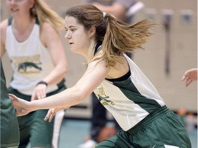 University of Regina Cougars guard Michaela Kleisinger has had a solid rookie season with the women's basketball team.