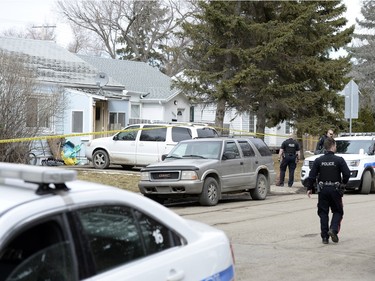 The Regina Police Service, fire, and EMS all were all on the scene of a home on the 1000 block Princess Street in Regina on Tuesday.