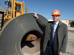 Conrad Winkler, Evraz North America president and CEO, is applauding  
Canada Border Services Agency for investigating Evraz's allegations of dumping of large-diameter line pipe by China and Japan.