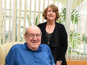 Pat Dorsch and her husband, Hank, who has dementia.  Pat was one of the family members who were involved in planning a five-bed dementia assessment unit at Wascana Rehabilitation Centre and a resource team along with representatives from five health regions and the Alzheimer Society of Saskatchewan.