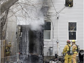 Regina Fire and Protective Services responded to a house fire on the 1500 block of Robinson St. Tuesday morning.